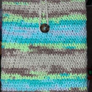Crochet ipad sleeve with Button